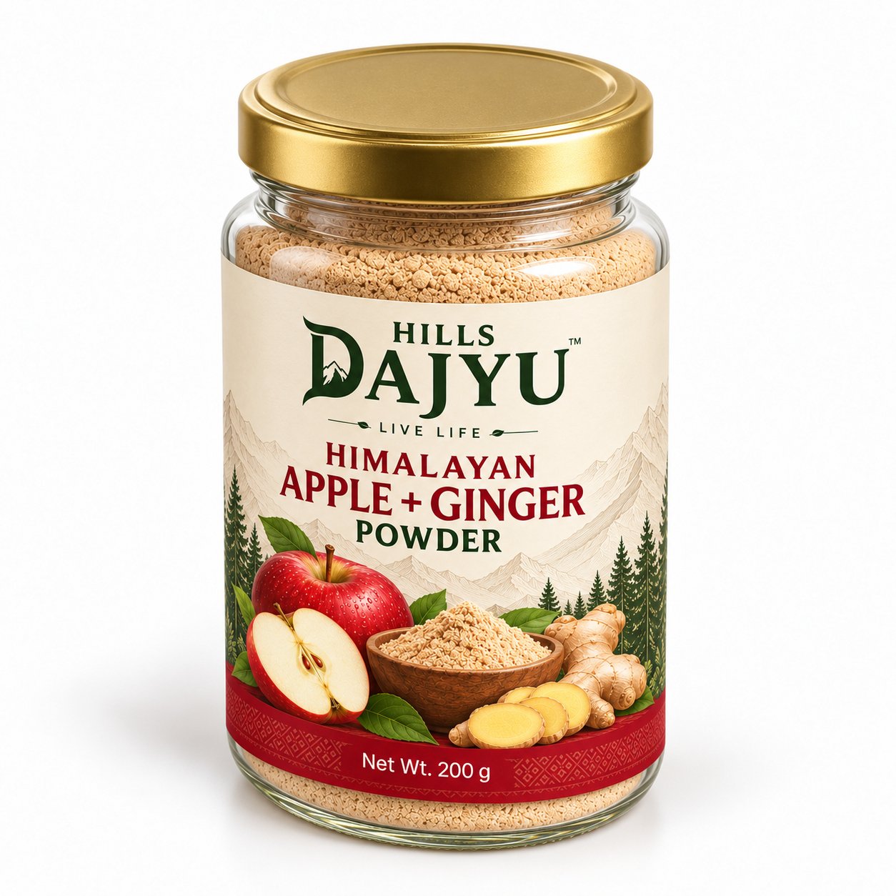 Himalayan Apple Powder with Ginger (Jar) - Image 3