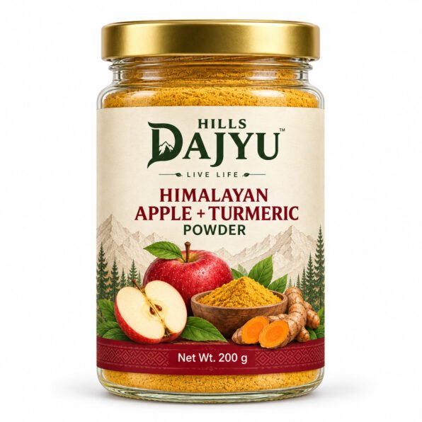 Himalayan Apple Powder with Turmeric (Jar)
